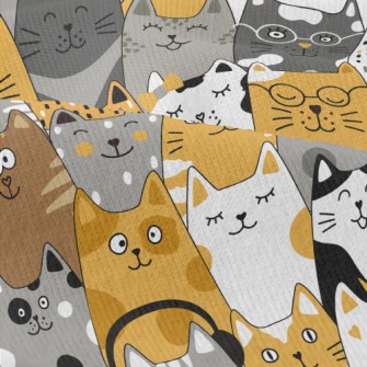 Cats Of Various Shapes Modern Jersey