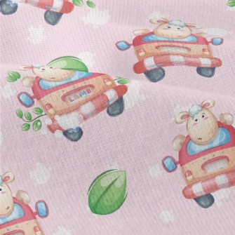 Sheep Driving A Car Modern Jersey