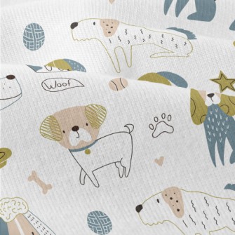 Simple Colorful Dog Modern Jersey