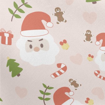 Santa Claus And Gingerbread Ma Pongee