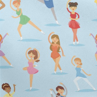 Various Women Dancing Pongee