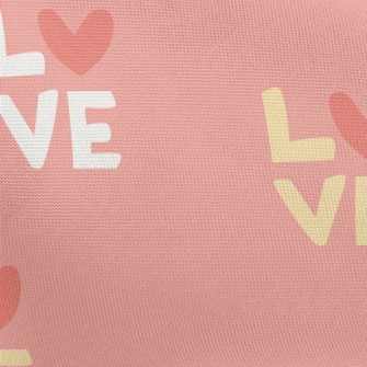 Love English Letters Pongee