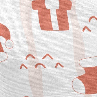 Christmas Cat Gifts And Candy  Pongee