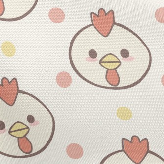 Round Cute Cock Pongee
