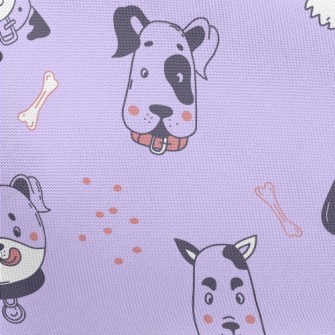 Simple Line Color Dog Pongee