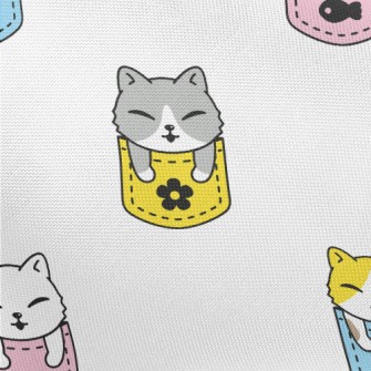 Cat In A Colorful Pocket Pongee