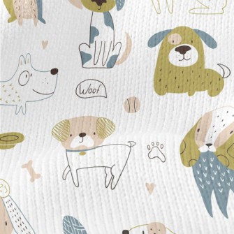 Simple Colorful Dog Stretch Jersey