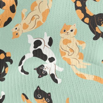 Happy Lazy Cat Stretch Jersey