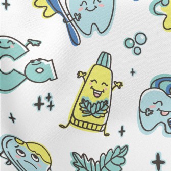 I Have Healthy Teeth Lightweight Cotton Poplin