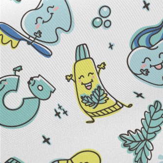 I Have Healthy Teeth Midweight Cotton Poplin