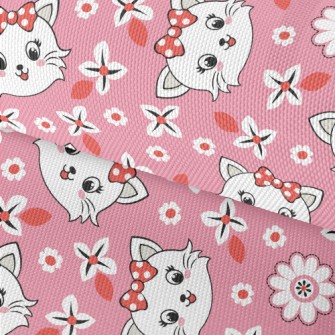 Pretty Cat With Bow Waterproof Oxford