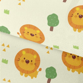 Cute Big Head Lion Waterproof Oxford