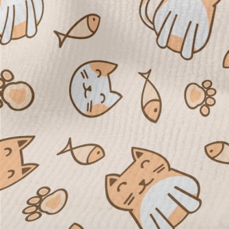 Sitting Round Cat Terry