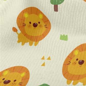 Cute Big Head Lion Terry