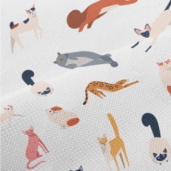 Cute American Style Cat Performance Linen