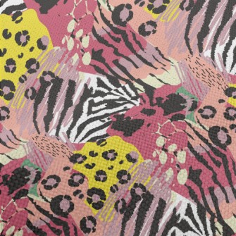 Colorful Abstract Animal Print Performance Linen