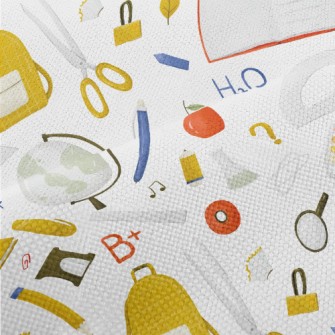 School Supplies And Knowledge Performance Linen