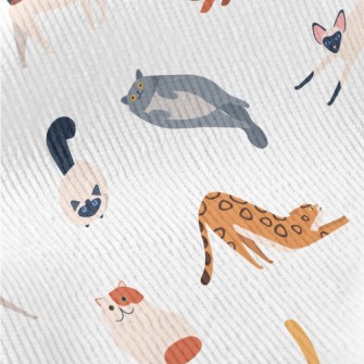 Cute American Style Cat Standard Corduroy