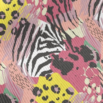 Colorful Abstract Animal Print Standard Corduroy