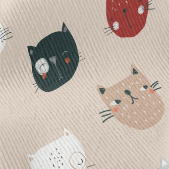 Cute Cats In Various Shapes Standard Corduroy