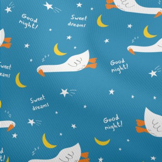 White Goose Sleeping At Night Dobby