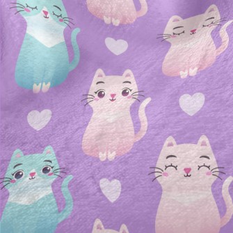 Sitting Cute Cat Minky