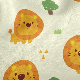 Cute Big Head Lion Minky