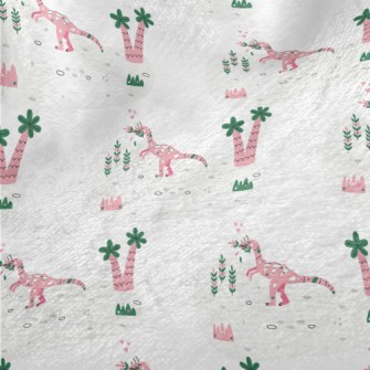 Pink Herbivorous Dinosaur Minky