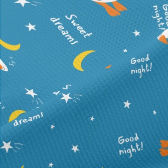 White Goose Sleeping At Night Piqué
