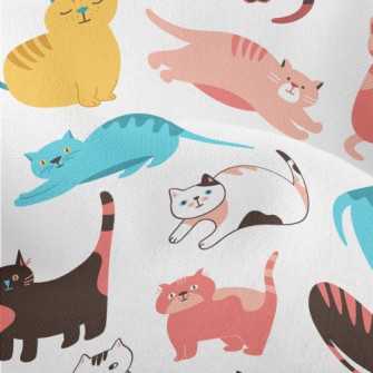Colorful Fat Cat Lightweight Performance Linen