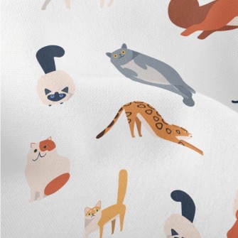 Cute American Style Cat Lightweight Performance Linen