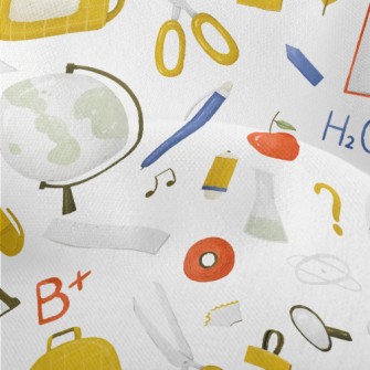 School Supplies And Knowledge Lightweight Performance Linen