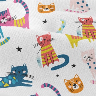 Various Colorful Cats Modern Jersey