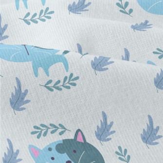 Blue Big Head Cat Modern Jersey
