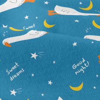 White Goose Sleeping At Night Modern Jersey