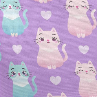 Sitting Cute Cat Pongee