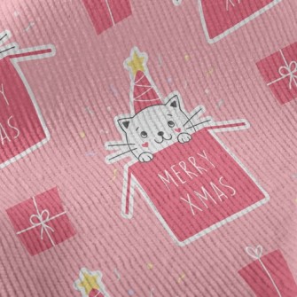 Cat In Gift Box Standard Corduroy