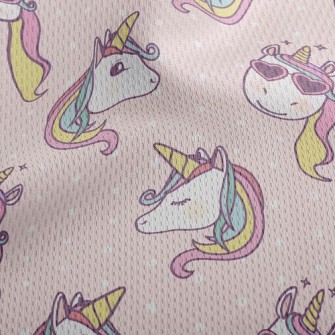 Humorous Unicorn Athletic Mesh Flat Back