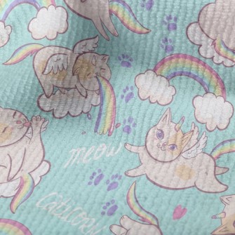 Rainbow And Unicorn Cat Terry