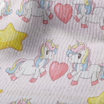 Unicorns And Hearts Terry