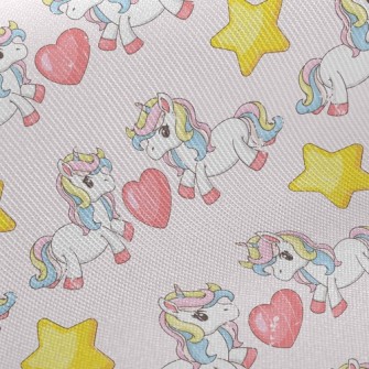 Unicorns And Hearts Twill