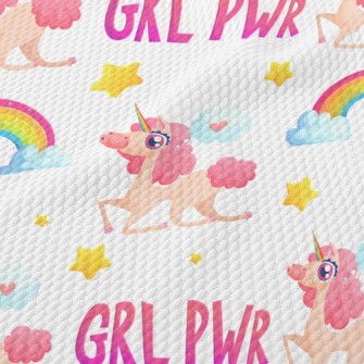 Peng Peng Unicorn Birdseye Piqué