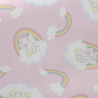 Unicorn On Rainbow Cloud Twill
