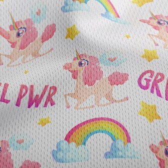 Peng Peng Unicorn Athletic Mesh Flat Back