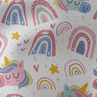 Funny Unicorn Waterproof Canvas
