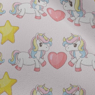 Unicorns And Hearts Chiffon