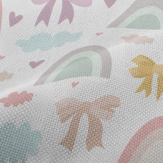Colorful Clouds Rainbow Performance Linen