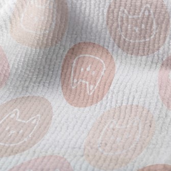 Cute Cat Badge Terry