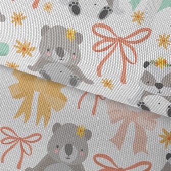 Beautiful Bow Panda Waterproof Oxford