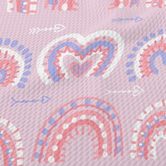 Lover Romantic Rainbow Birdseye Piqué